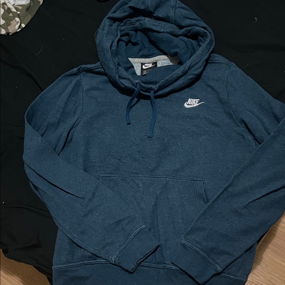 Nike Youths Dark Blue Pullover Hoodie
